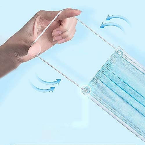 2000 Pack Disposable Medical Face Masks Breathable 3 Ply Masks for Protection Blue Made in USA