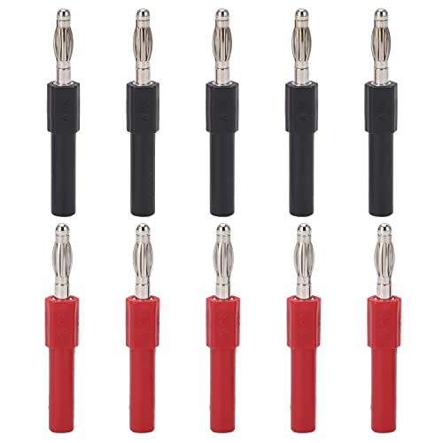Image of 5Set Banana Plug Adapter, Speaker Banana Plugs, J.20012 Speaker Connectors Terminal, for Car Multimeters Instruments