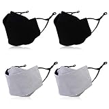 DaPlug Cloth Reusable Face Mask Men Women Washable Black Lanyard Usa Designs Funny Breathable Adults