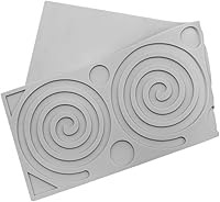 Vista 5 de Moldes de silicona con diseño de corazón y hojas de árbol, fondant de caramelo de chocolate, ramas de árbol 3D, hojas, pastel, fondant, arcilla