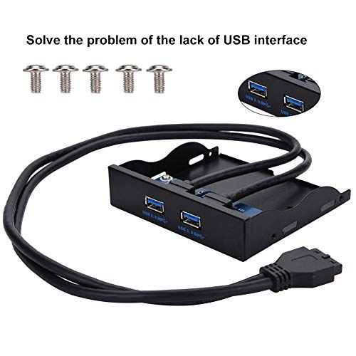 Extension Multiport USB 3.0 Panneau Avant Double Interface Rapide 19 Broches - 4