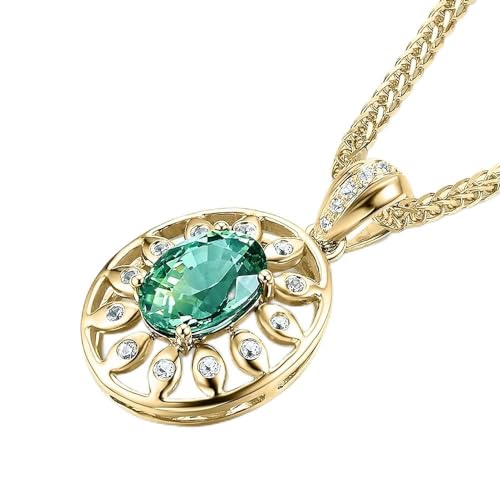 Colliers avec pendentifs émeraude 14k pour sublimer vos mariages