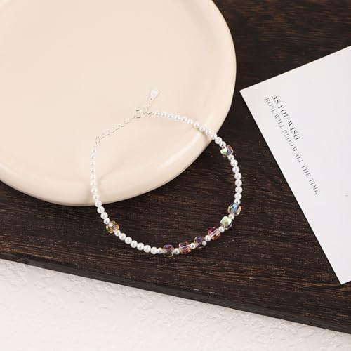 HANGINTHERE Crystal Pearl Bracelet for Women, 7 Inch by HANGINTHERE - Used condition - Image 6
