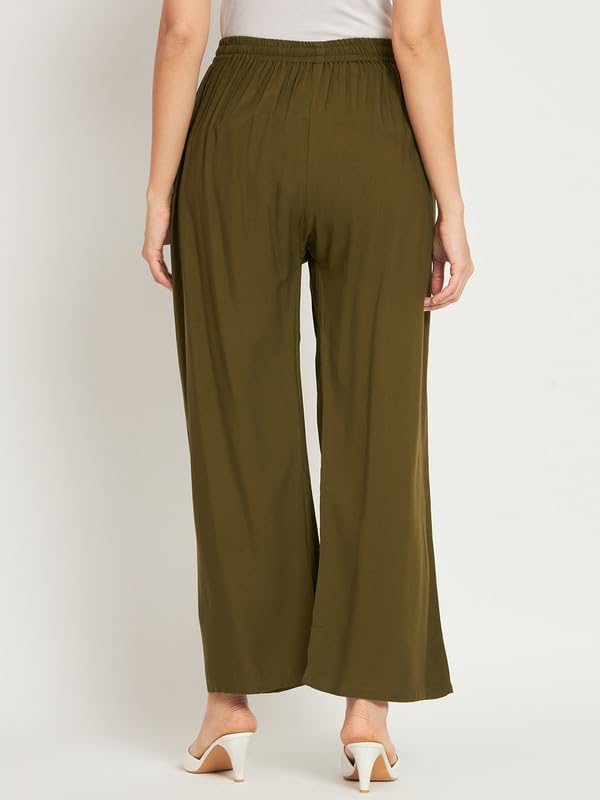 Image of Soft Colors Women Regular Fit Pocket Palazzo