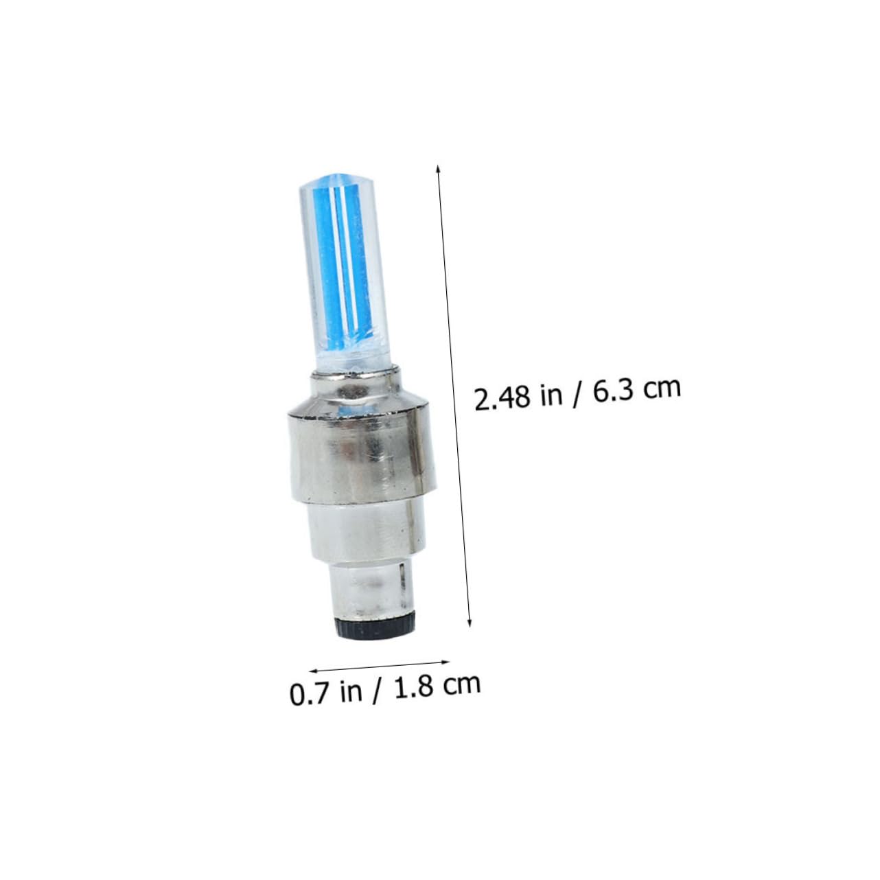 BESPORTBLE Wheel Spoke Lamp Set 8pcs Bike Tire Light Cover Auto On/off Plastic Waterproof for of Bicycles