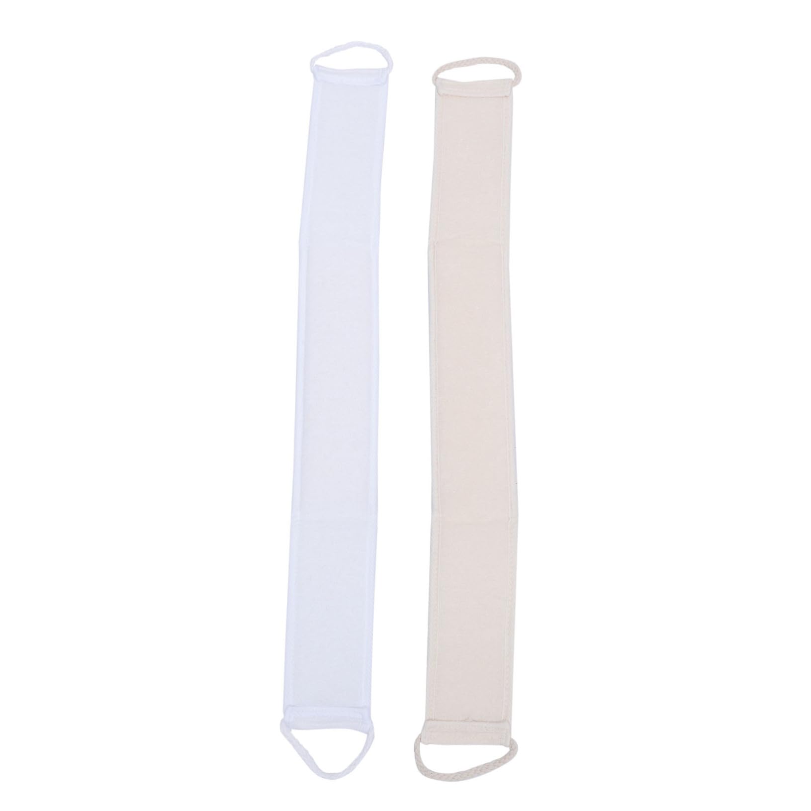 VALICLUD 2Pcs Double Sided Exfoliating Bath Towels for Back Scrubbing Long Loofah Wash Towels Durable and Fast Drying Body Exfoliators for Men and Women