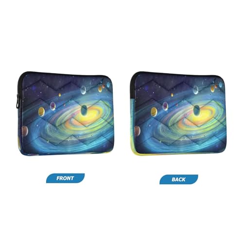 Funda para laptop de 13-14 pulgadas con diseño de planetas miniatura 2