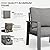 VONZOY Aluminum Patio Furniture Set with Cushions 5-Piece Outdoor Sectional Metal Conversation Sofa Set with Coffee Table for Garden,Lawn,Backyard,Deck