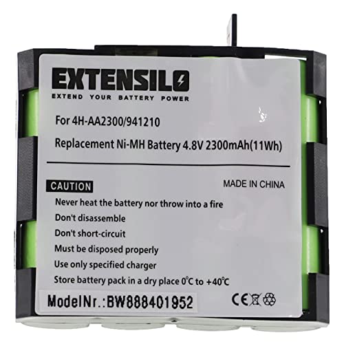 EXTENSILO Akku Ersatz für Compex 941210