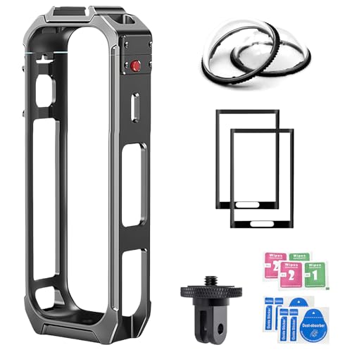Protector de lente para Insta360 X5 en marco de aluminio antigolpes