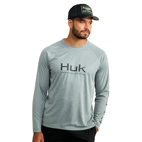 Image of HUK Men's Pursuit Vented Long Sleeve Fishing Shirt (+30 UPF)