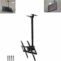テレビ天吊り金具 テレビ天井吊り金具26-55インチ360°回転左右上下角度調節 Amazon | mvpmounts テレビ天吊り金具 テレビ天井吊り金具 26-55