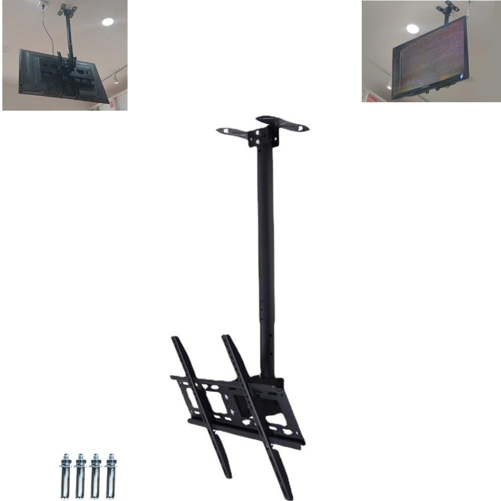 テレビ天吊り金具 テレビ天井吊り金具26-55インチ360°回転左右上下角度調節 Amazon | mvpmounts テレビ天吊り金具 テレビ天井吊り金具 26-55