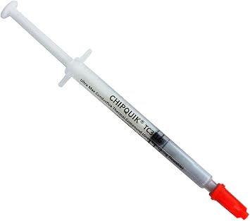Chip Quik TC3-1G Heat Sink Thermal Compound - Grey Ultra Max Conductive 1g Syringe 1cc