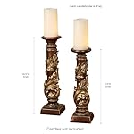 Harlow Candleholders Golden Bronze Set of Two - Image 3