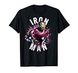 Marvel Avengers Endgame Iron Man Space Poster Graphic Tee
