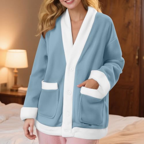 Suéter de punto suave tipo cárdigan largo mujer chaqueta de manga larga premium casual 3