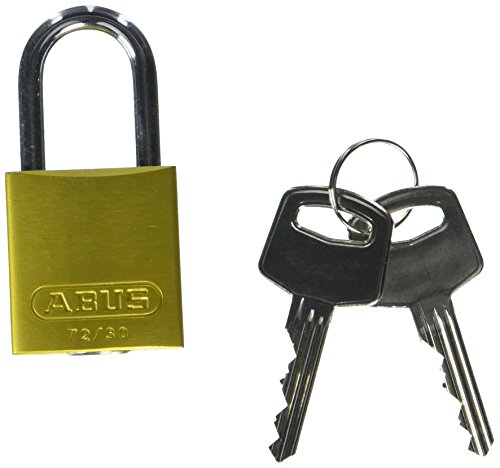 Brady 133264 Keyed Padlock, Different Key, Aluminum (Pack of 6)