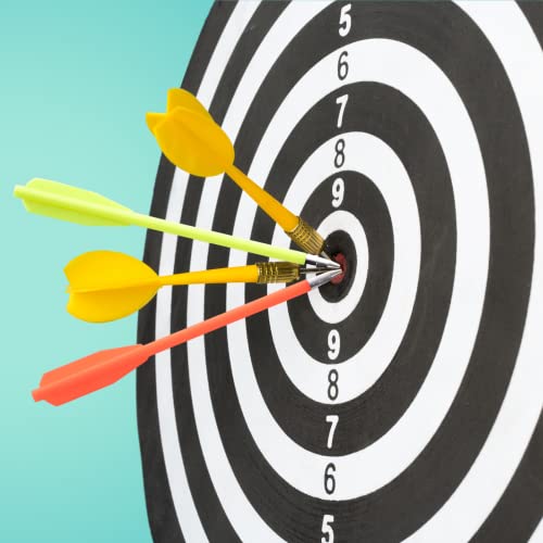 Speed Track 60Pcs Red And Yellow 6.25 Inch 50-80Lb Mini Archery Crossbow Bolts Set With Sharp Metal Tip, Reusable Durable Arrow Darts For Shooting Target Practice, Small Hunting Games, Outdoor Fishing #TOP7