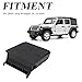 JHD-TOGO Jeep Wrangler JL One-Touch Hidden Storage Console Box, Center Console Hidden Storage Box for 2018-2026 Jeep Wrangler JLU 4XE & Gladiator JT Accessories 2/4 Door, Center Console Box, Black
