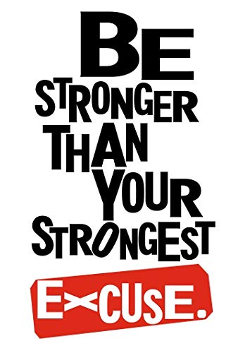 Ser más fuerte que su más fuerte excusa  Guantes de boxeo MMA, Boxeo, Entrenamiento Fitness Fit de gimnasio Motivación Vida Amor Casa juntos Cita Pared Calcomanías de vinilo pegatinas Art Decor DIY