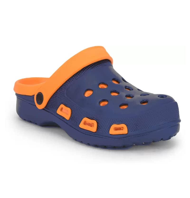 WORLD WEAR FOOTWEAR Kids Stylish Clogs || Indoor & Outdoor Sandals Clogs for Kids_Blue_AF_9522-13C (B0CKDYHP6R) Amazon Price History, Amazon Price Tracker