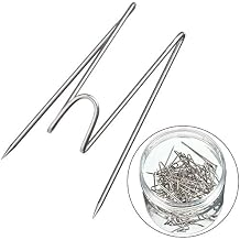 Geyoga Fabric Panel Wall Wire Hooks Cubicle Hooks with Clear Storage Box for Interior Exterior Decor for Picture Home School Office DIYSilver,36 Pcs