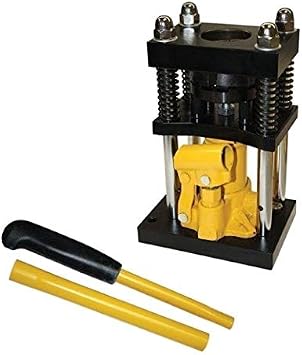 Interstate Pneumatics H10-8 Manual Benchtop Crimper for 1/2 Inch to 3/4 Inch Rubber & PVC Hose