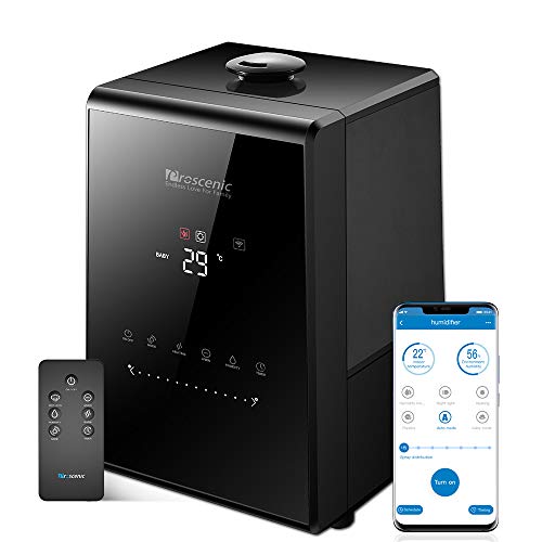 Proscenic 807C Humidifiers with App & Alexa Control, Warm and Cool Mist, Customized