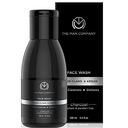 The Man Company Activated Charcoal Face Wash for Men – 100ml | Exfoliating & Brightening Cleanser | Enriched with Ylang Ylang & Argan Essential Oils | Anti Pollution, Acne Oil Control | Deep Cleansing | Blackheads Removal The Man Company Activated Charcoal Face Wash for Men – 100ml | Exfoliating & Brightening Cleanser | Enriched with Ylang Ylang & Argan Essential Oils | Anti Pollution, Acne Oil Control | Deep Cleansing | Blackheads Removal