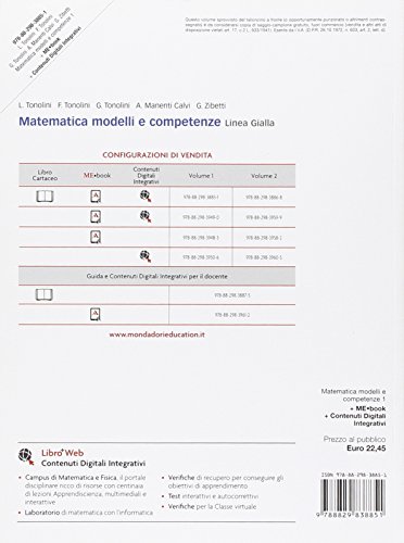 Matematica modelli e competenze - Linea gialla