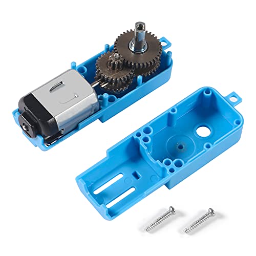 4Pcs Metal Gear Motor Tt Dc 3V-6V Gear Motor Ratio 1:90 All Metal Speed Reducer Gear Box Motor Single Axis Motor For Robot Smart Car Diy Rc Toys Electric Motor Gearbox Blue #TOP3