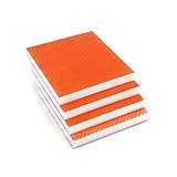 Schleifschwämme, 4 Stück,weich, flexibel, nass und trocken Sandpapier,Handschleifblöcke,feine , PU-Schaum-Schleifpads für Holz,Trockenbau, Metall, Farbe, Karosseriereparatur, Keramik 400er Körnung