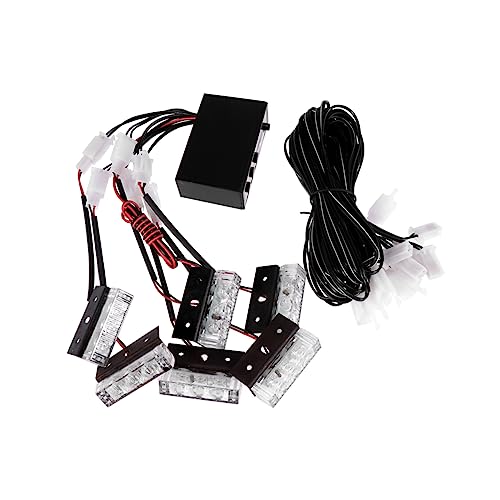 PACKOVE 18 Luces Led Flash Para Coche Luz Estroboscópica Led Luces De Flash Luz De Emergencia Del Poder Del Coche Luz De Parpadeo Para Coche Luces Estroboscópicas Led Auto