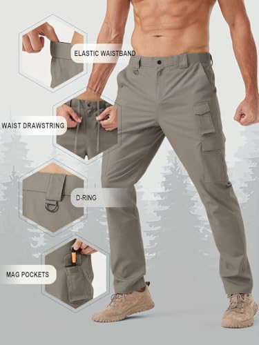 Image of TOPLOT Men's Casual Cargo Pant | Multi-Pocket Utility Design | Comfortable Fit Wear | Durable Construction | Functional Style Look | Easy Movement | Perfect for Casual, Outdoor & Travel (5227)