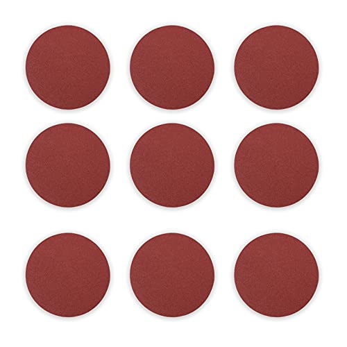 Dyna-Living 8 Inch Sanding Disc Self Stick Sandpaper Discs Set 30pcs No-Hole PSA Surface Sandpaper Disk for Angle Grinder 80 100 120 180 240 400 Grit