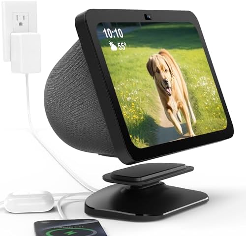 PlusAcc Base Station Stand For Show 8 3rd Gen With USB-C/A Two Charging Port For IPhone & Airpods & All Phone & Earphone - 44 - View #3