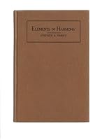 Elements of Harmony, Newly Revised and Augmented Edition B0041TE5TS Book Cover