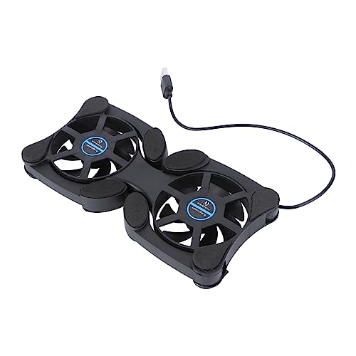 Enfriador plegable portátil para laptop color negro miniatura 1