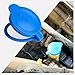 Click&Fit Windshield Washer Fluid Reservoir Cap compatible with Suzuki SX4 2006-2014, Swift 2005-2011, Smart Fortwo1998-2007 – Car Water Tank Bottle Cap replaces 3845177J00, Blue