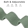 Yisica 3 Pack Quick Release Elastic Nylon Watch Straps Band Width 18mm 20mm 22mm Elastic Straps for Men Women, Soft Adjustable Stretchy Braided Sport Replacement Wristbands for Smart Watch #3