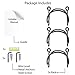 Wallniture Wrought Iron Wine Rack – Wall Mount Bottle Storage Organizer – Rustic Home Decor Set of 3