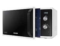 Samsung MW3500 Mikrowelle MS23K3614AW/EG / 800 W / 23 L Garraum / 48, 9 cm Breite / Kratzfester Keramik-Emaille-Innenraum / 6 Leistungsstufen / Weiß – Ansicht 8