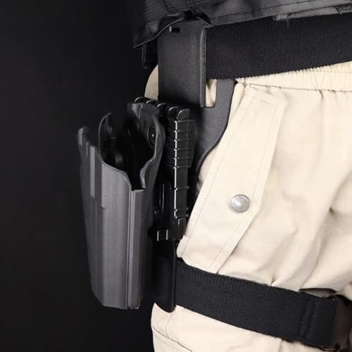 Tactical Drop Swivel Adapter for Leg Strap Holster Aluminum, Thigh Strap Mount for Safari Land QLS System. (Drop Swivel Adapter-Black) by LThyzszb - Image 5
