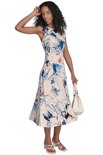 Robe extensible Calvin Klein en maille imprimée haut de gamme