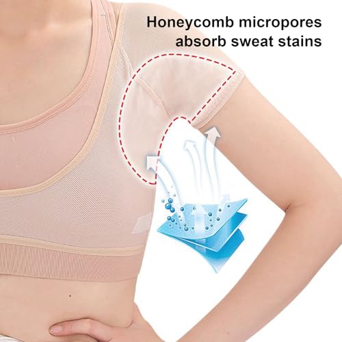 Almohadilla a prueba de axilas con chaleco de sudor lavable transpirable reutilizable 7