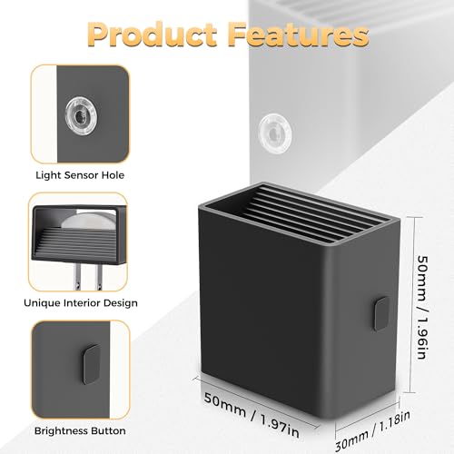 Image of DORESshop Night Lights Plug into Wall,[2 Pack] Plug in Night Light,3CCT