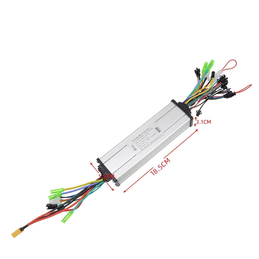 Sterownik silnika 24 V, 36 V, 48 V, 350 W, podwójny napęd, aluminiowy, plastikowy pojemnik