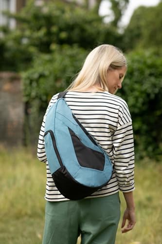 Image of AmeriBag Healthy Back Bag 19 inch Crossbody Sling Traveler | Organized Ergonomic Shoulder Bag for Everyday Use, Travel & Walking Comfort