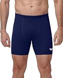 WISMBOX Badehose Herren Jammer, Wettkampf Schnelltrocknend Schwimmhose, UV-Schutz 50+ Kompression Training Badeshorts